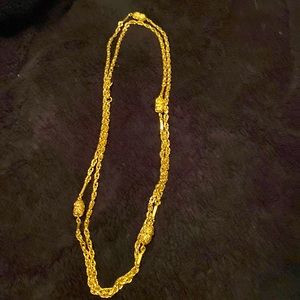 Gold necklace